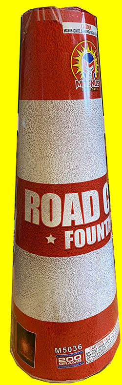 Road Cone Fountain.